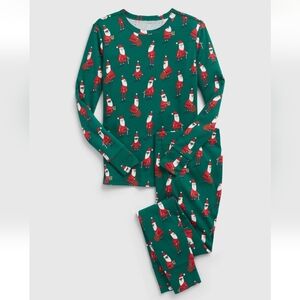 Gap Kids 100% Organic Cotton Santa PJ Set 8 NWT